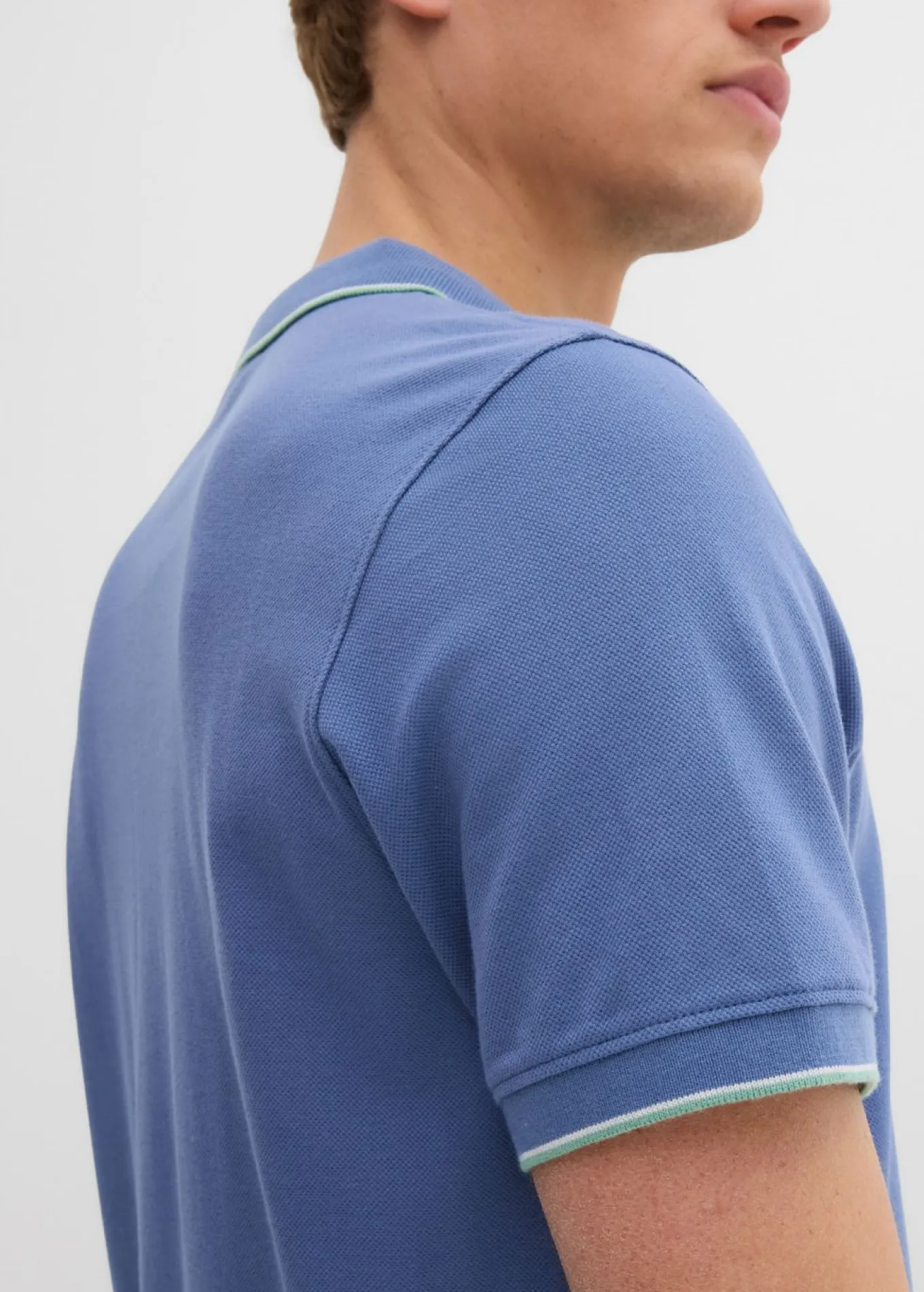 Polo de piqué de algodón ecológico puro