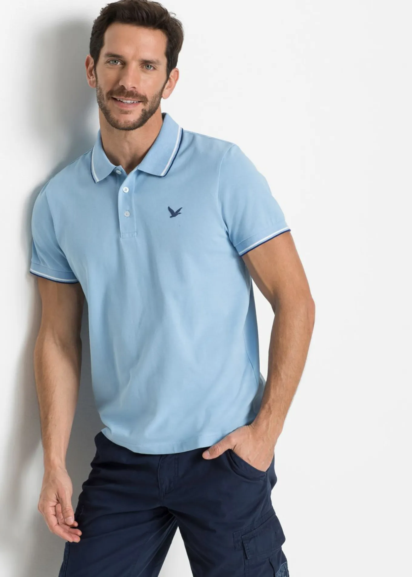 Polo de piqué de algodón orgánico puro
