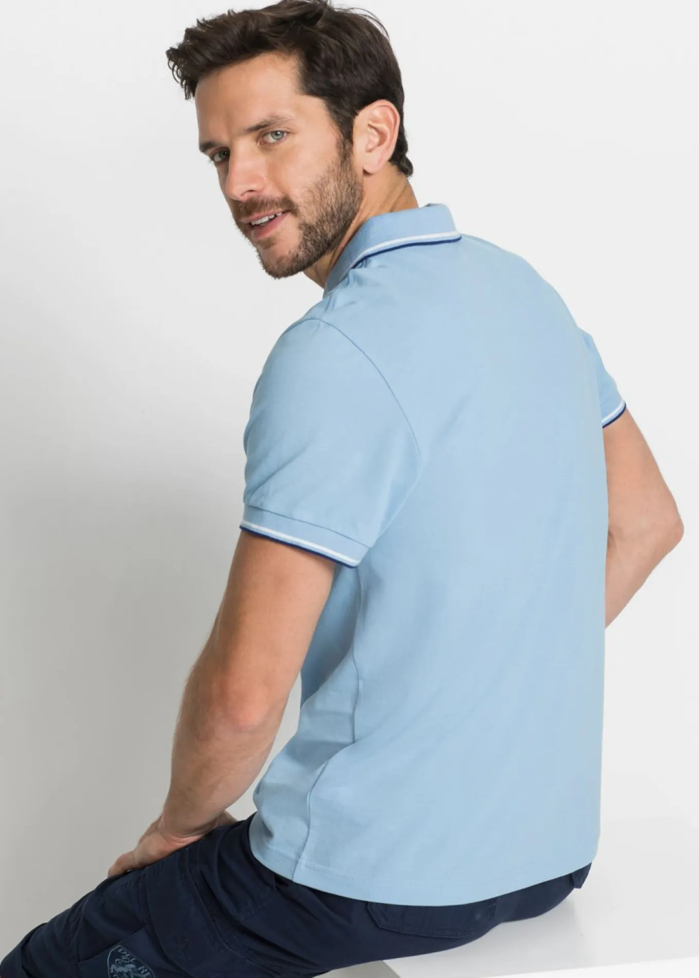 Polo de piqué de algodón orgánico puro