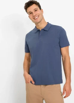 Polo de piqué de algodón orgánico puro