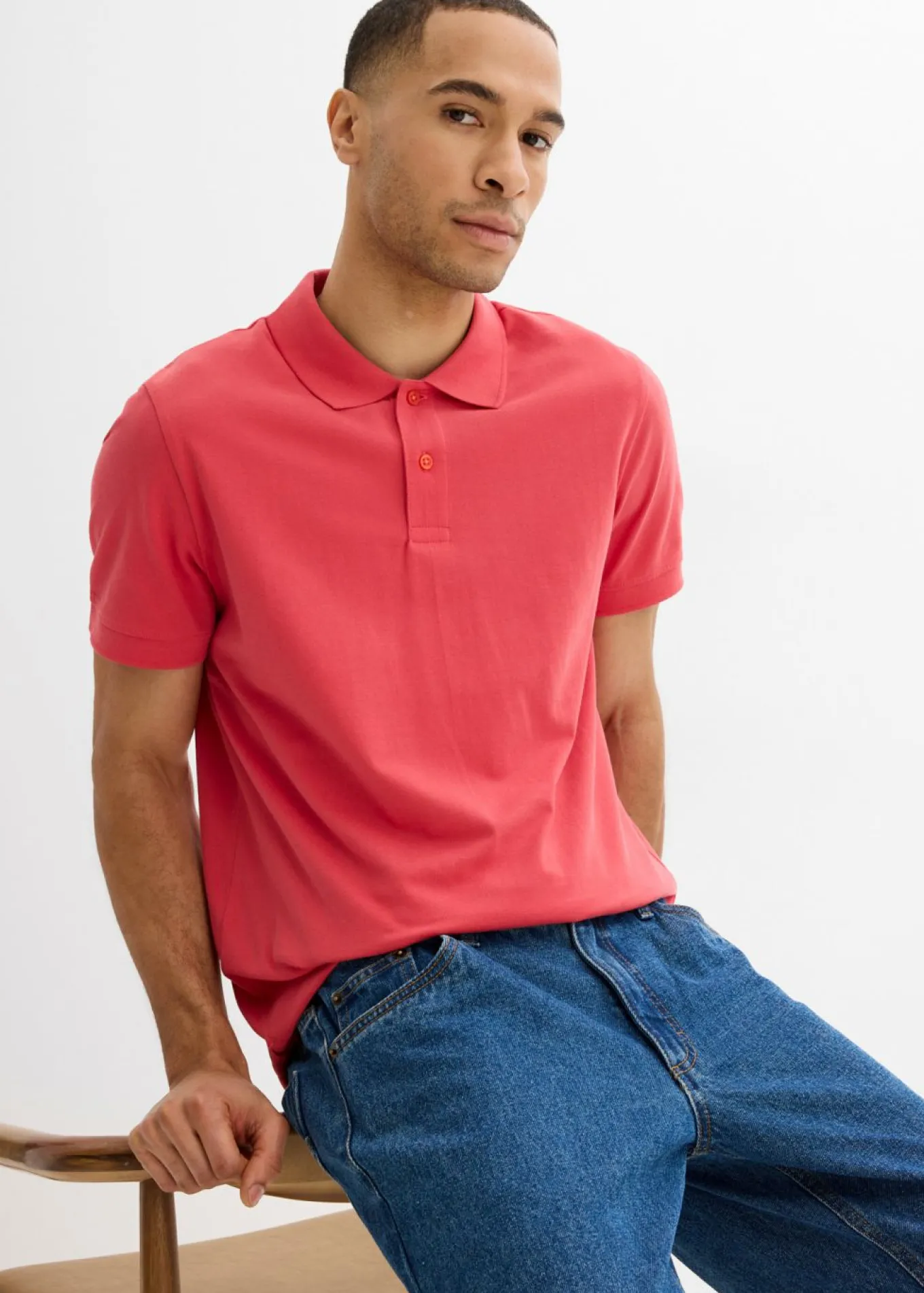 Polo de piqué de algodón orgánico puro