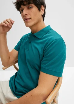 Polo de piqué de algodón orgánico puro