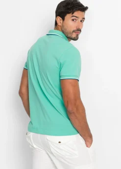 Polo de piqué de algodón orgánico puro