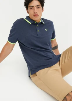 Polo de piqué de algodón orgánico puro