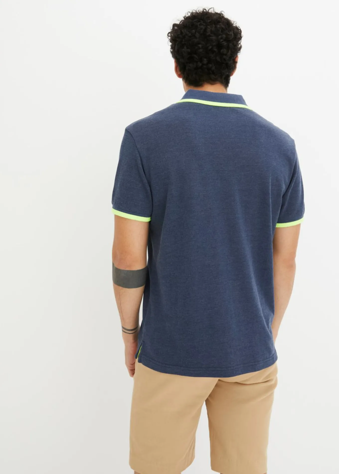 Polo de piqué de algodón orgánico puro