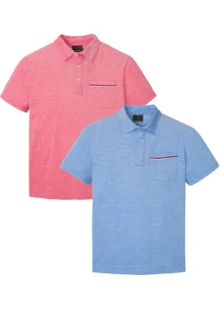 Polo de piqué de algodón orgánico puro (2 unidades)