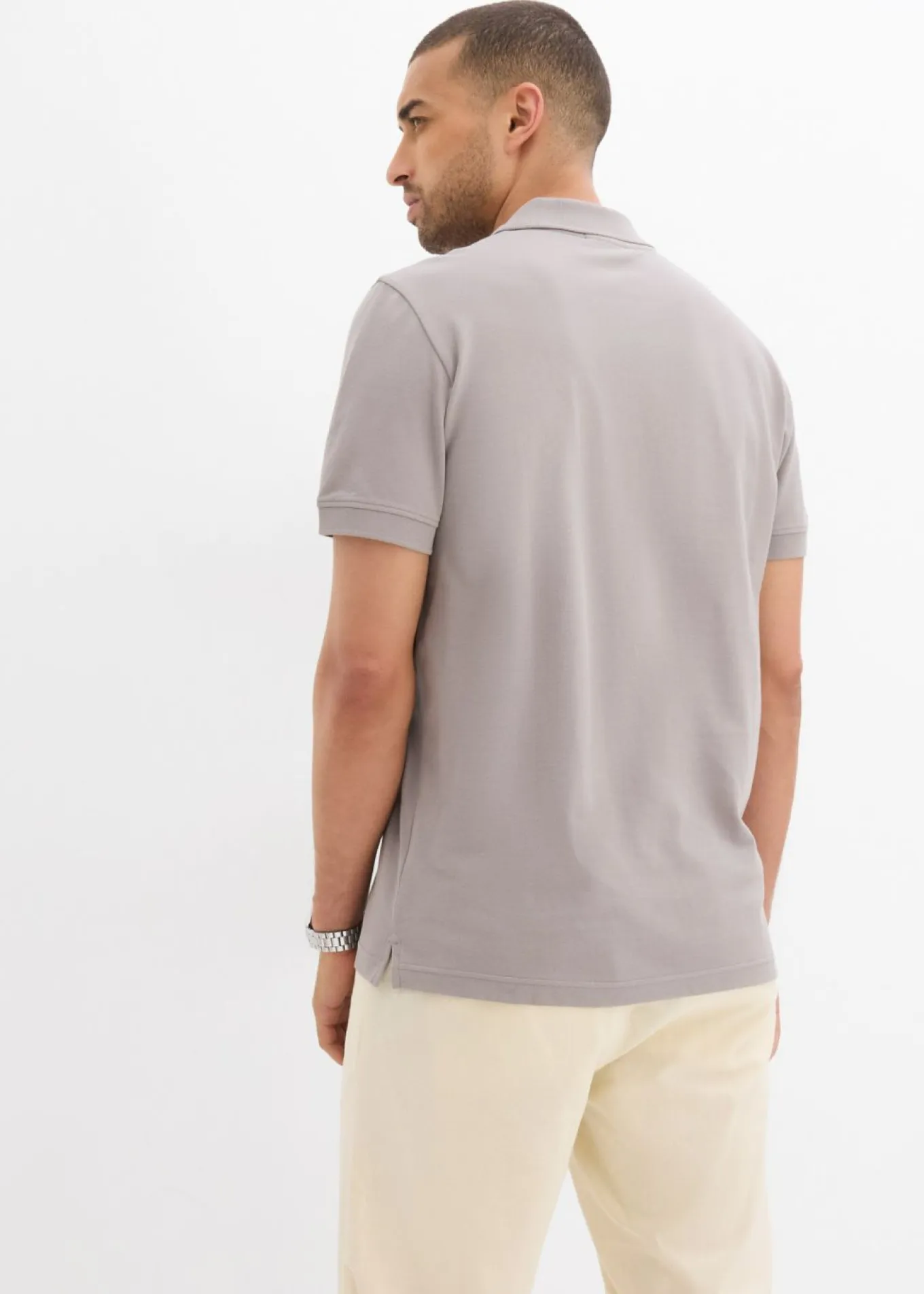 Polo de piqué de algodón orgánico puro
