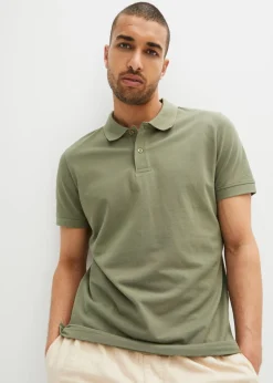 Polo de piqué de algodón orgánico puro
