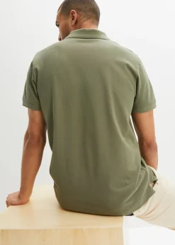 Polo de piqué de algodón orgánico puro