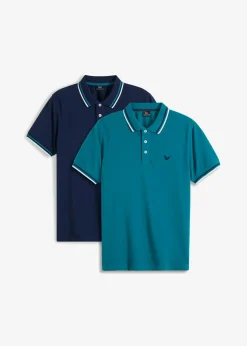 Polo de piqué de algodón puro (2 unidades)
