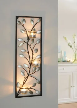 Portavelas de pared