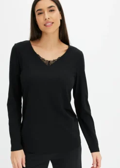 Prenda superior de pijama de viscosa