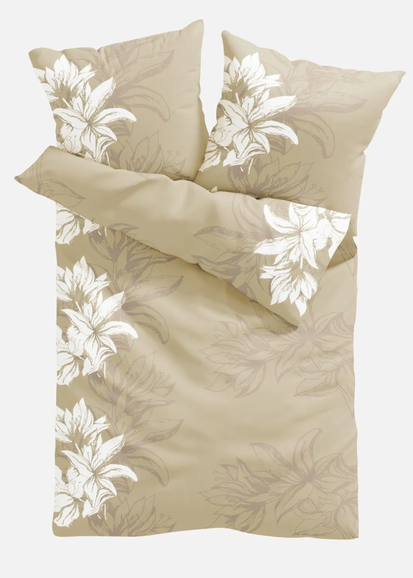 Ropa de cama con flores