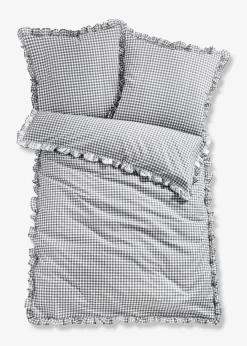 Ropa de cama de linón con volantes
