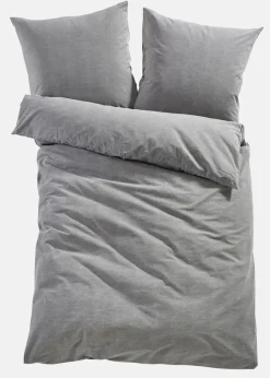 Ropa de cama de linón con aspecto de lino