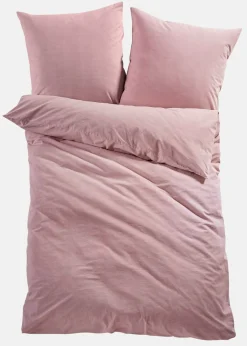 Ropa de cama de linón con aspecto de lino