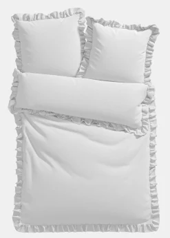 Ropa de cama de linón con volantes