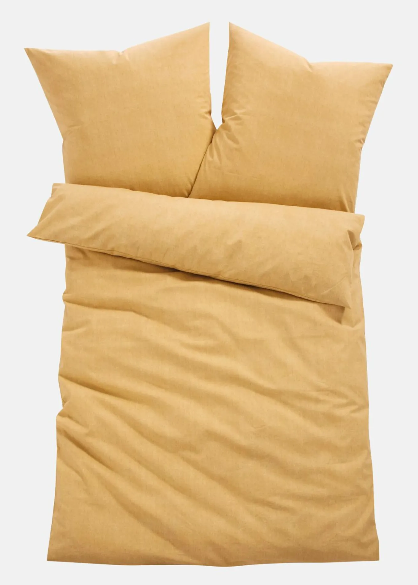Ropa de cama de linón con aspecto de lino