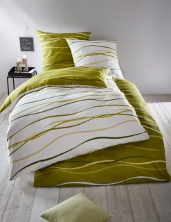 Ropa de cama reversible con ondas