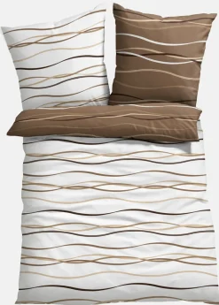 Ropa de cama reversible con ondas