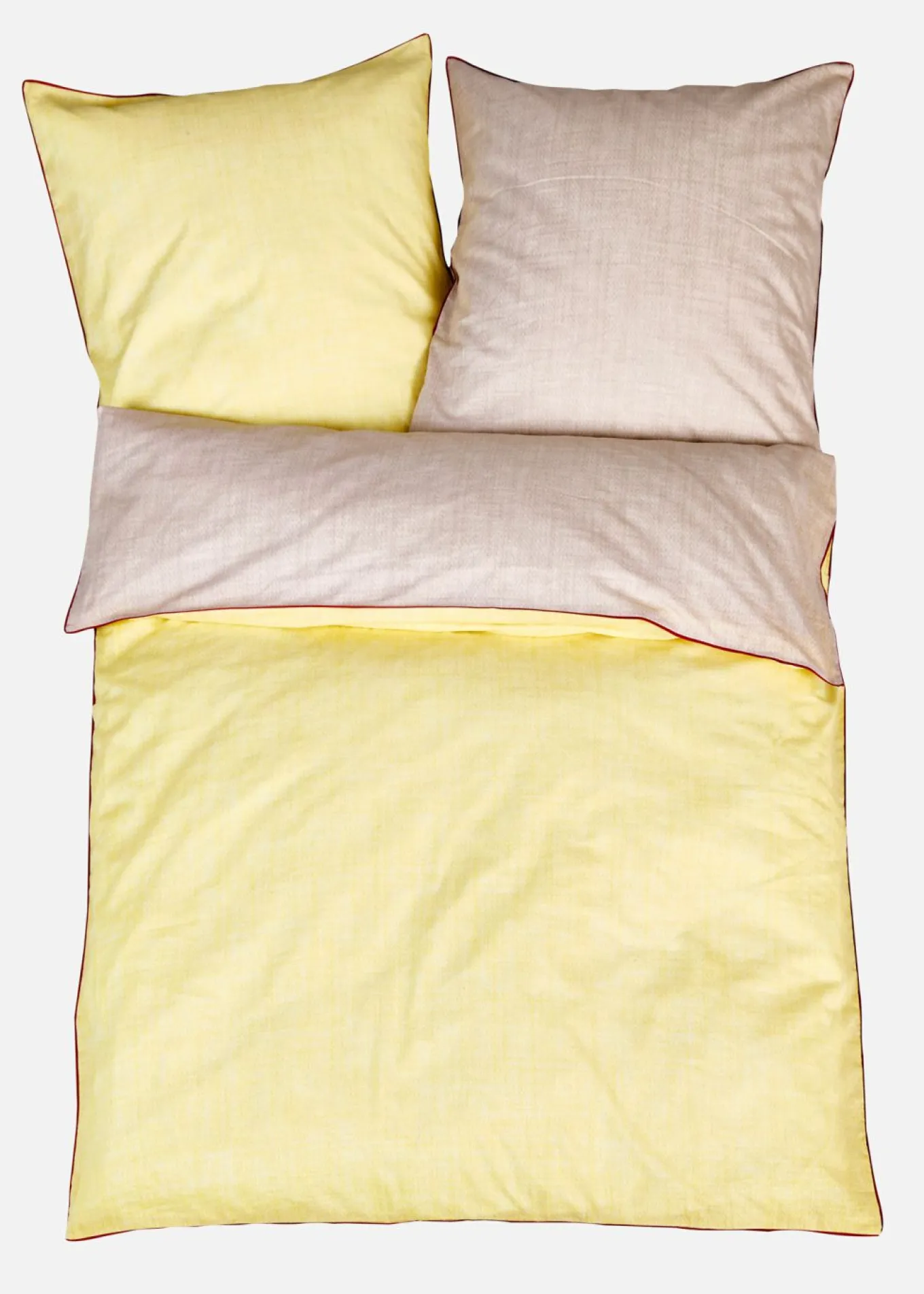 Ropa de cama reversible de linón