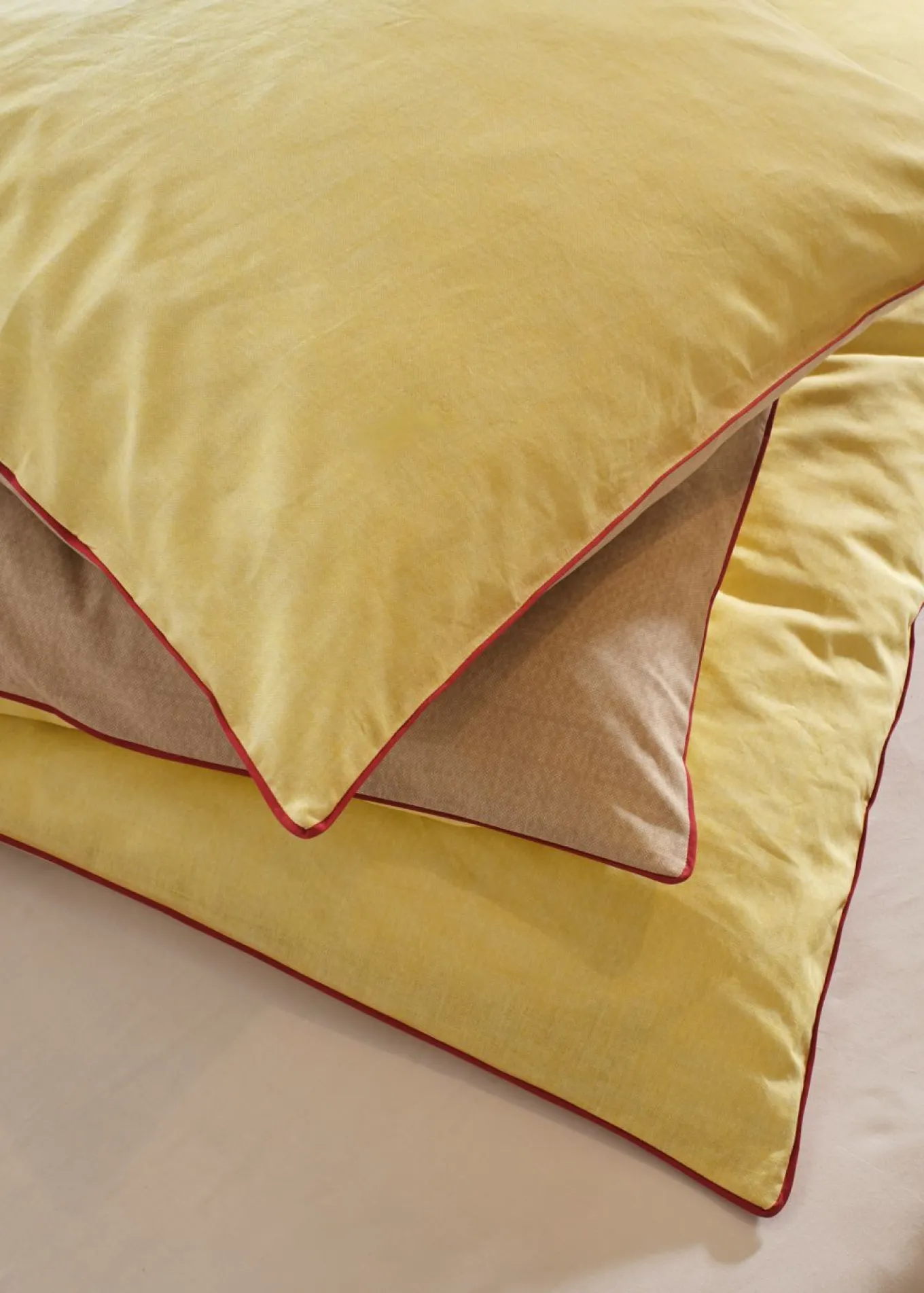 Ropa de cama reversible de linón