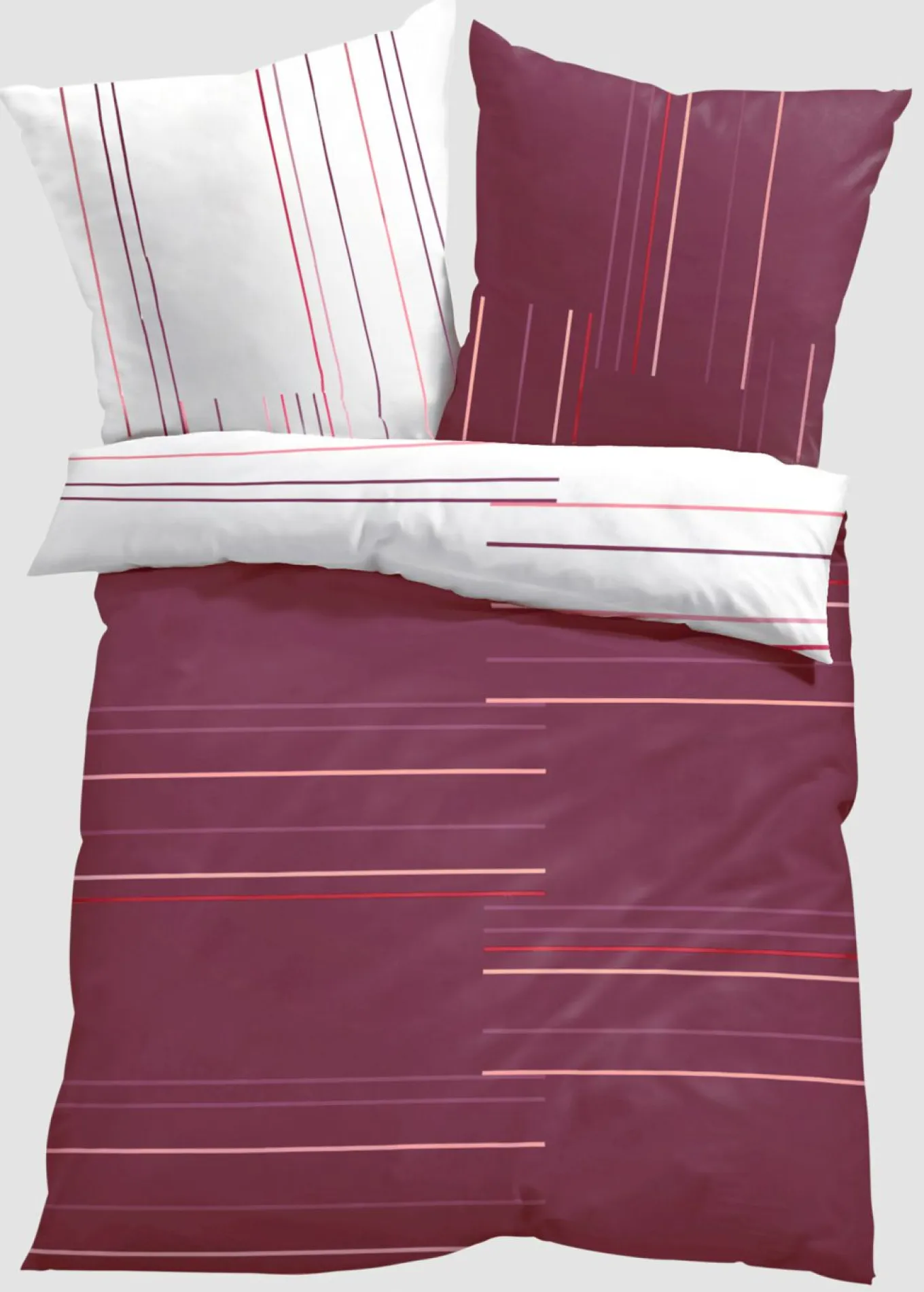Ropa de cama reversible de mezcla de algodón