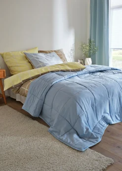 Ropa de cama reversible de mezcla de algodón