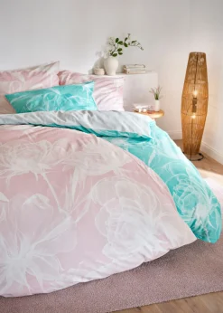 Ropa de cama reversible de linón