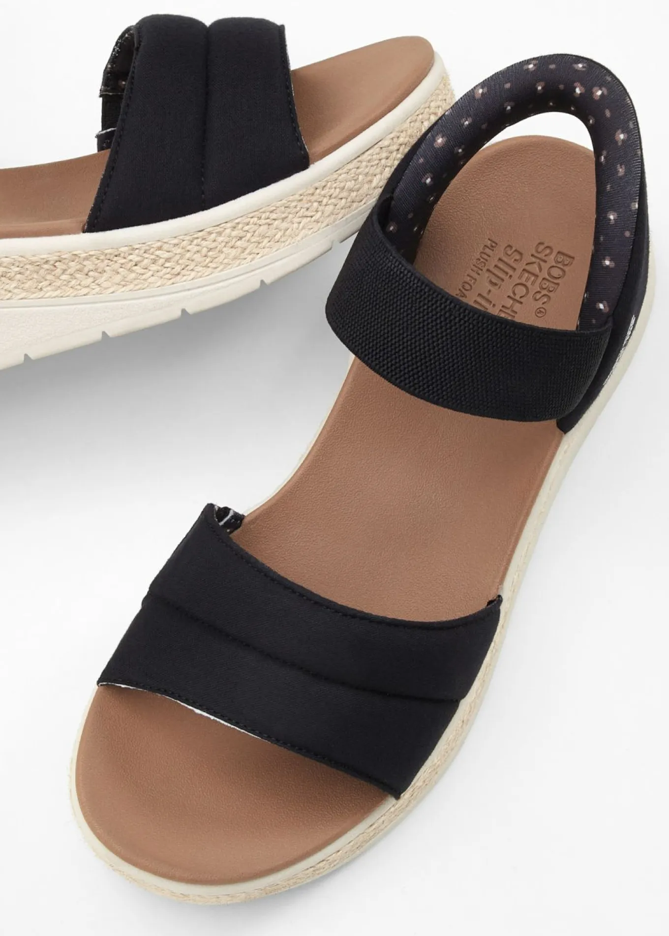 Sandalias de cuña sin cordones de Skechers