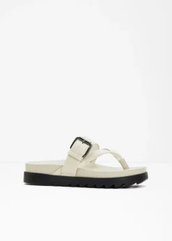 Sandalias de dedo con suela perfilada