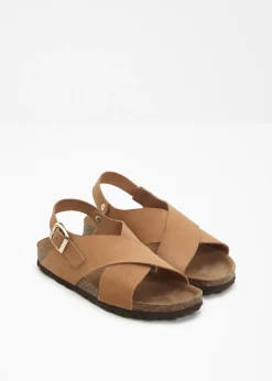 Sandalias de piel