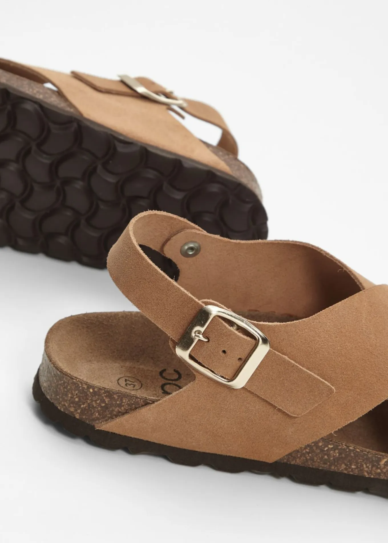 Sandalias de piel