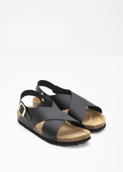 Sandalias de piel