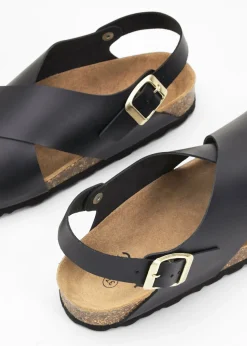 Sandalias de piel