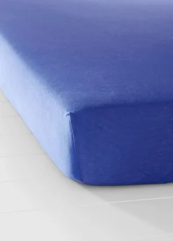 Sábana bajera en tejido de punto de algodón