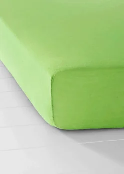 Sábana bajera en tejido de punto de algodón