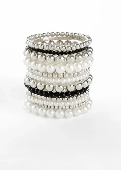 Set de 12 brazaletes con cuentas