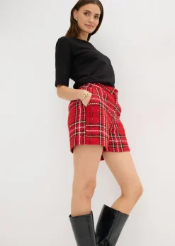 Shorts de bouclé