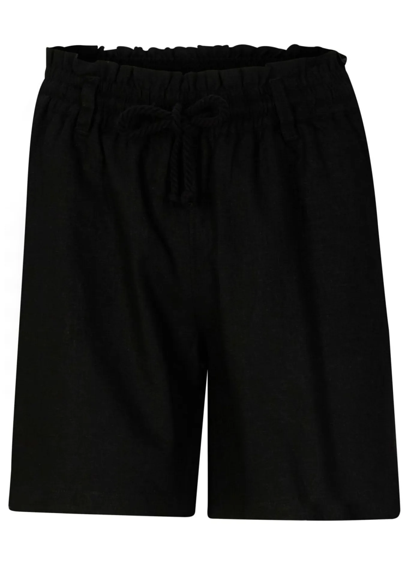Shorts paperbag con lino