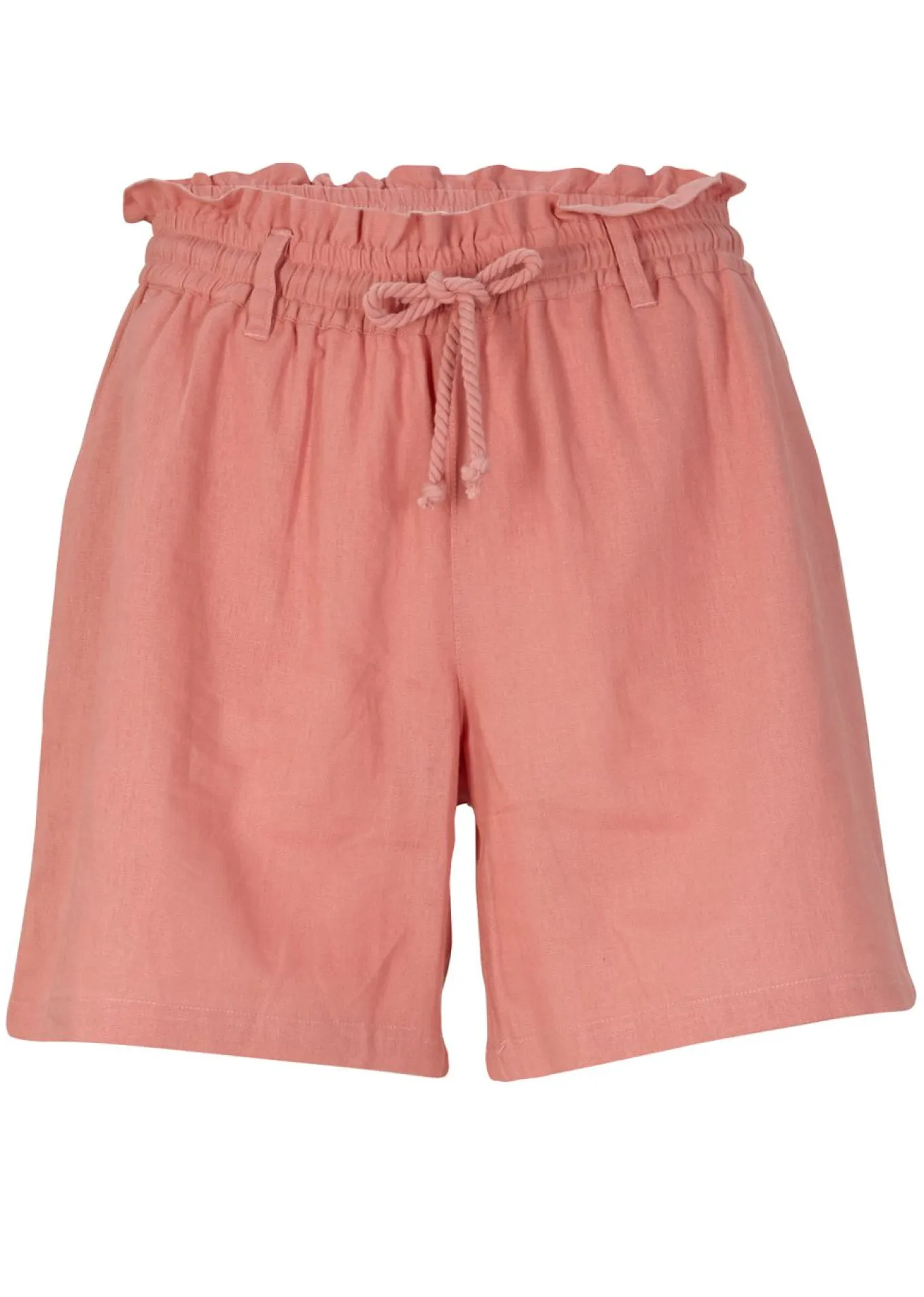 Shorts paperbag con lino