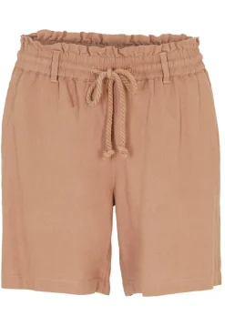Shorts paperbag con lino