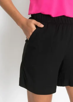 Shorts sin cierre de viscosa