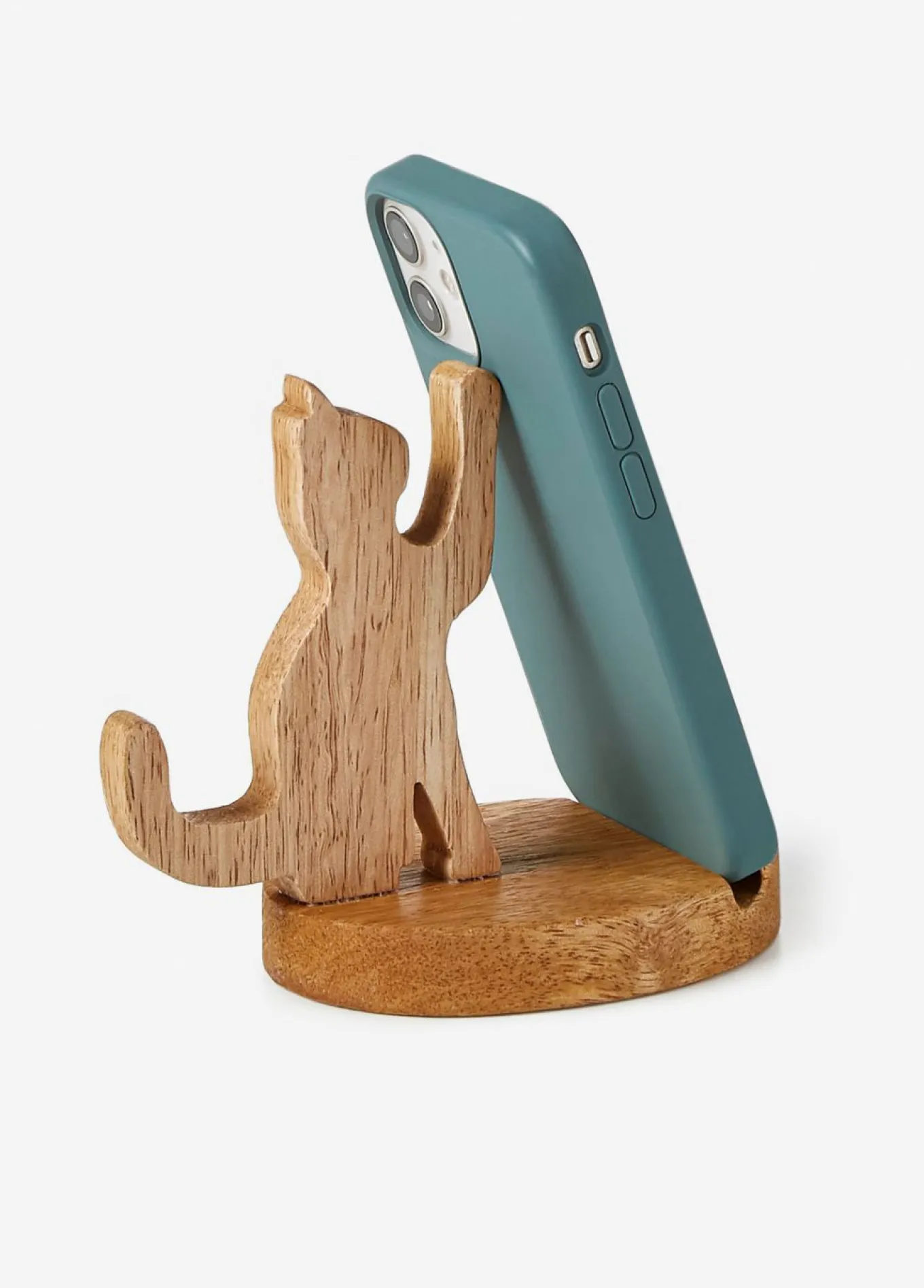 Soporte para móvil con diseño de gato