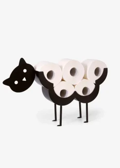 Soporte para papel higiénico con diseño de gato