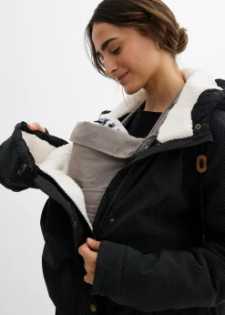 Suave chaqueta premamá/de porteo 3 en 1