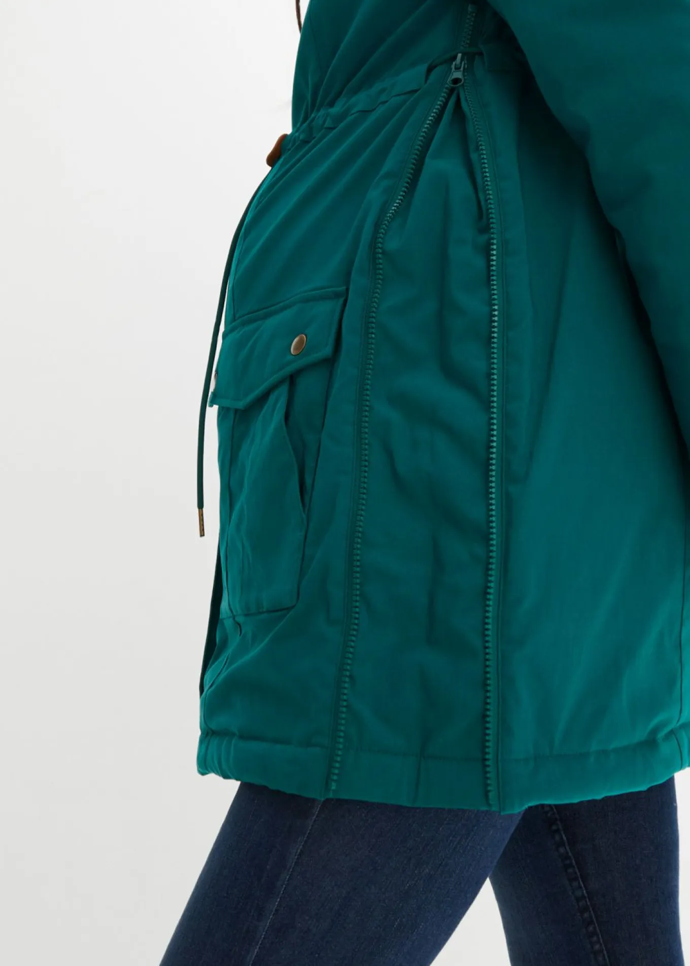 Suave chaqueta premamá/de porteo 3 en 1