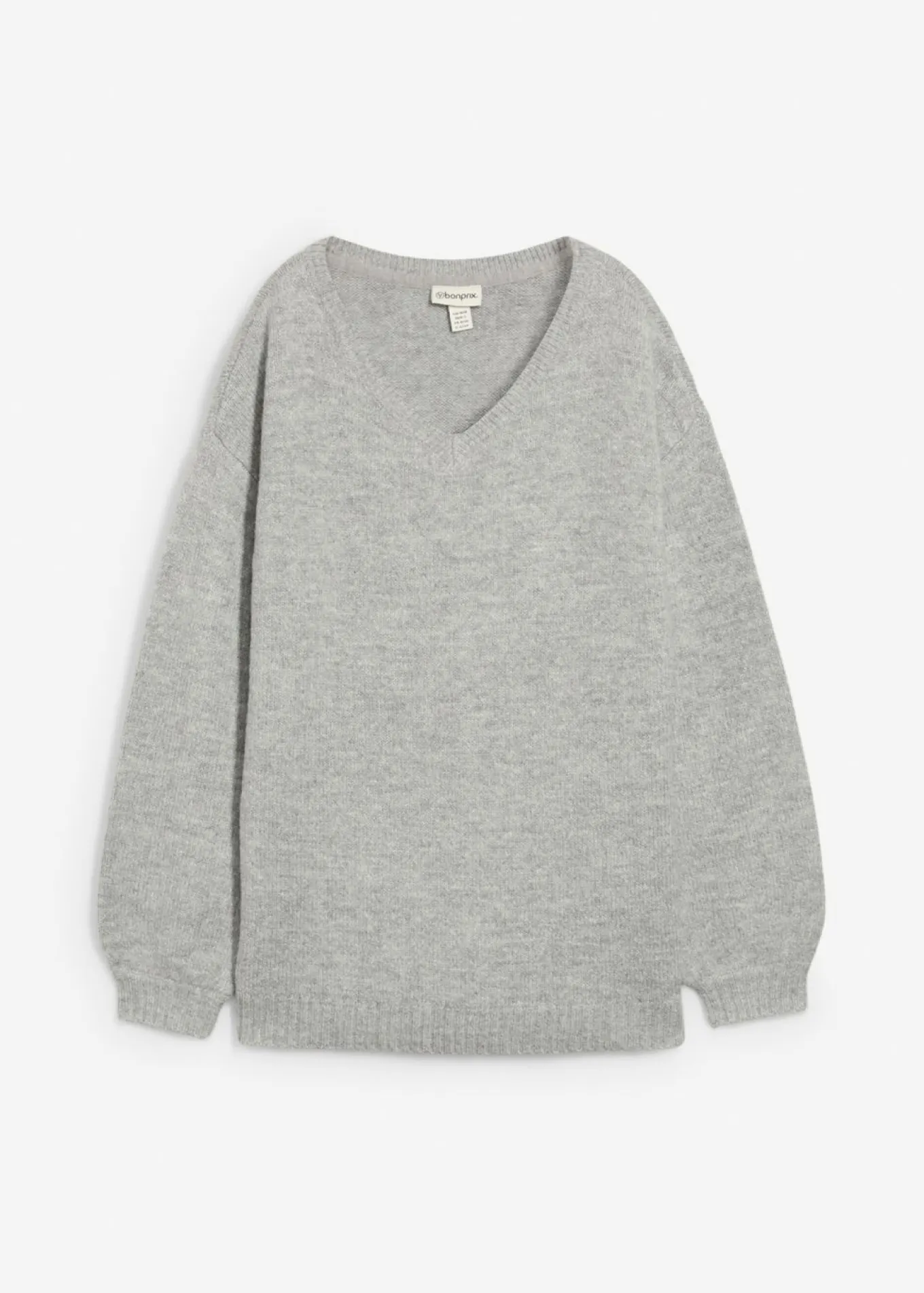 Suave jersey de punto fino con mangas abullonadas