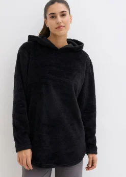 Suave jersey polar largo con corte holgado