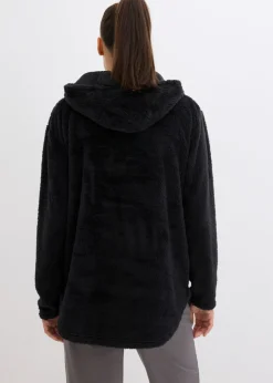 Suave jersey polar largo con corte holgado